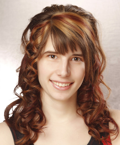 Half Up Half Down Curls With Bounce And Movement