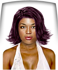Darkest violet hair color